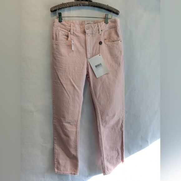 𝅺ISABEL Marant Etoile high waist pink jeans 4(36) BNWT - Picture 4 of 5